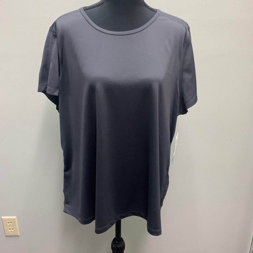 NWT Ideology Deep Charcoal Top 3X